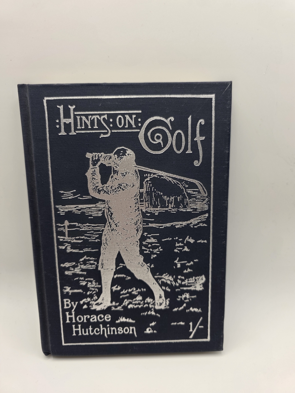 Hints on Golf by Horace Hutchinson - Navy Silver Decorative Book